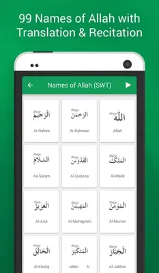 99 Names android App screenshot 2